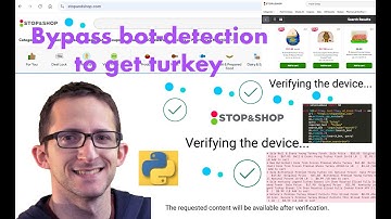 Botdetectie omzeilen om kalkoen te krijgen (met Python)