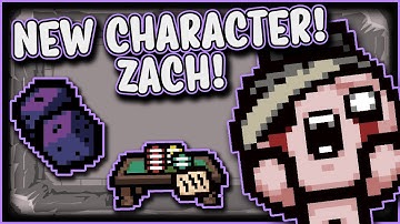 NEW GAMBLING CHARACTER ZACH!  |  Ultra Modded Isaac