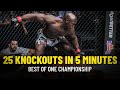ONE Championship: 25 Knockouts In 5 Minutes