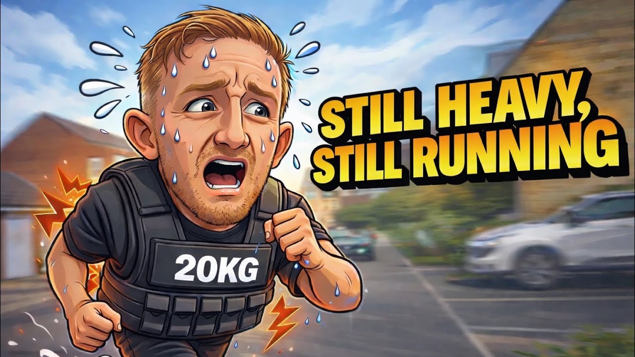 Heavy Half Marathon Training Ep2 - Still running rain or shine!