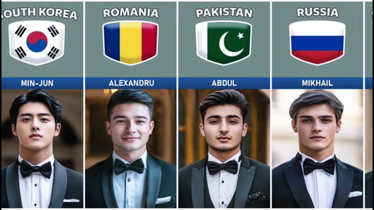 Most Popular Boy's Name In Different Country's - 