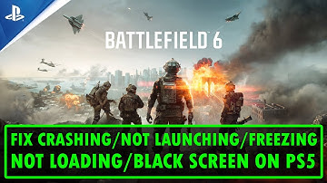 Battlefield 6 crasht/start niet/loopt vast/laadt niet/zwart scherm op PS5 oplossen