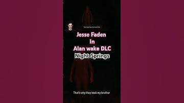 Jesse Faden - Alan Wake 2 DLC #gaming #horror #control #alanwake2 #shortvideo #shorts #nightsprings