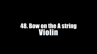 EE #48 Bow on the A string