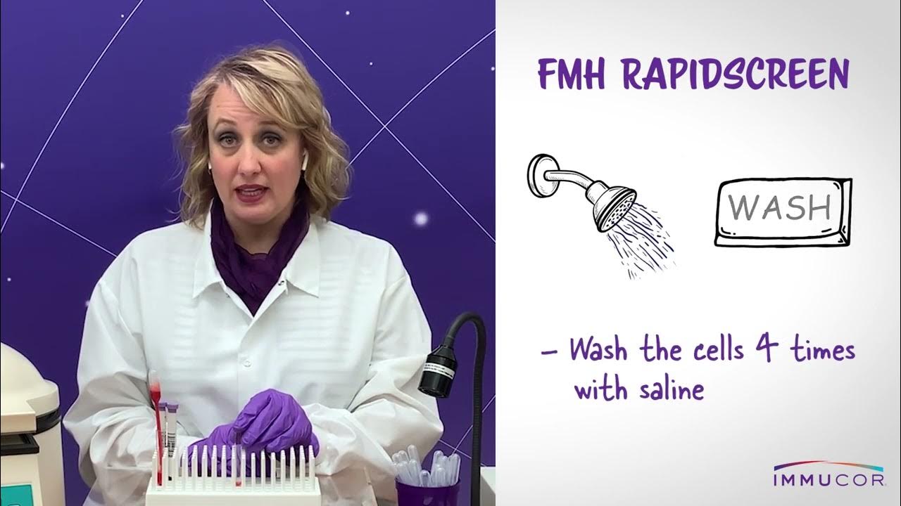 How to use immucor s fetal maternal hemorrhage fmh test kit youtube