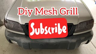 DIY Forester Mesh Grill 2001 Subaru Forester Grill