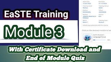 Unit 6 of Module 3 Complete Certificate Download of Module 3| how to download certificate of Module3