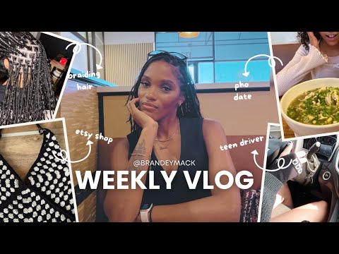 WEEKLY VLOG | summer break routine, teen driver, pho date, room redecorating + more