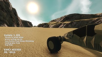 Update 01.101 - Landing gear fix, Performance improvements, Small ship turrets