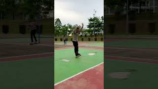 Polisi jago main sepatu roda freestyle inline skate #shorts #polisi #sepaturoda #polisiviral screenshot 4