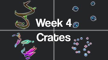 Week 4 Crates are now Open | Check your Front Inventories for all 4 | First Impressions