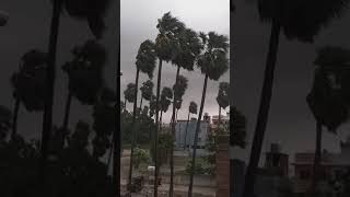 Patna mein tez tufan ke sath barish