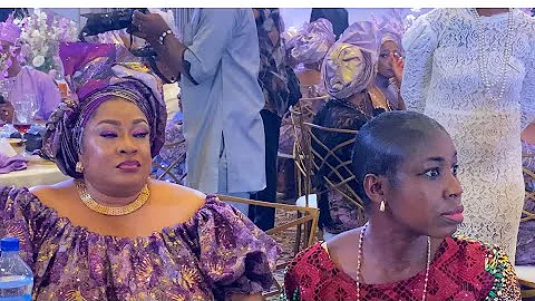 ACTRESS FOLUKE DARAMOLA AT FALIWEREPE DAUGHTER’S WEDDING PARTY IN LAGOS