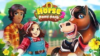 Horse 2 Pony Park 🐴 Take care of your own horse farm! 🐴 (en Landscape 30s) screenshot 4