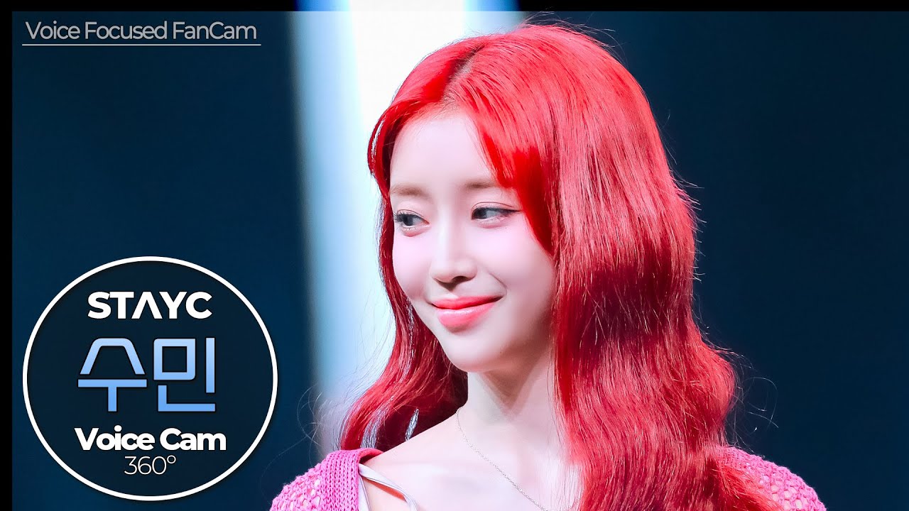 [보이스캠] 수민 (스테이씨)｜Voice Focused FanCam｜Sumin (STAYC) 🎵Fakin'｜VoiceCam360˚