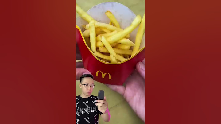 Trong khoai chiên có tặng kèm mô hình, bao lâu nay bạn đã bỏ phí thứ này? (French fries) #shorts