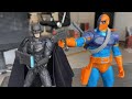 New Deathstroke McFarlane Toys Batman TDKR Inart action figures display ideas in stock at Titan Toyz