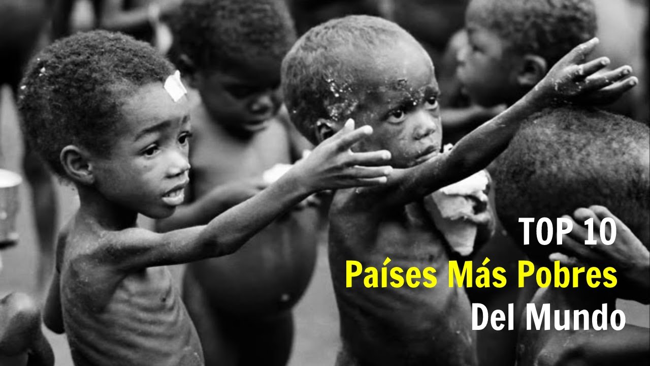 TOP 10 Países Más Pobres Del Mundo 2023 - YouTube