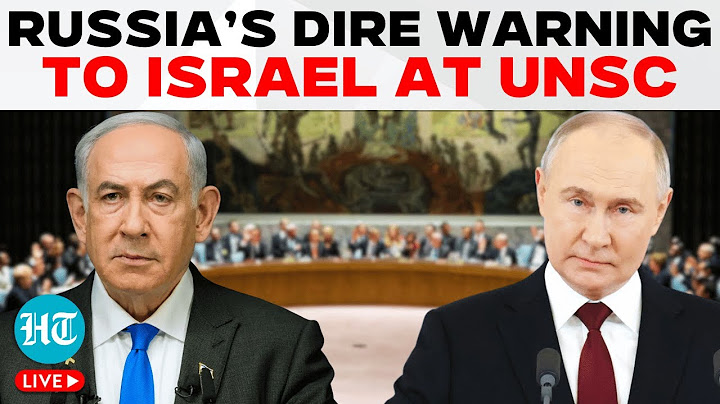 LIVE News: 'Leave Syria...', Russia Breathes Fire at Israel over Syria | UNSC | Putin | Netanyahu