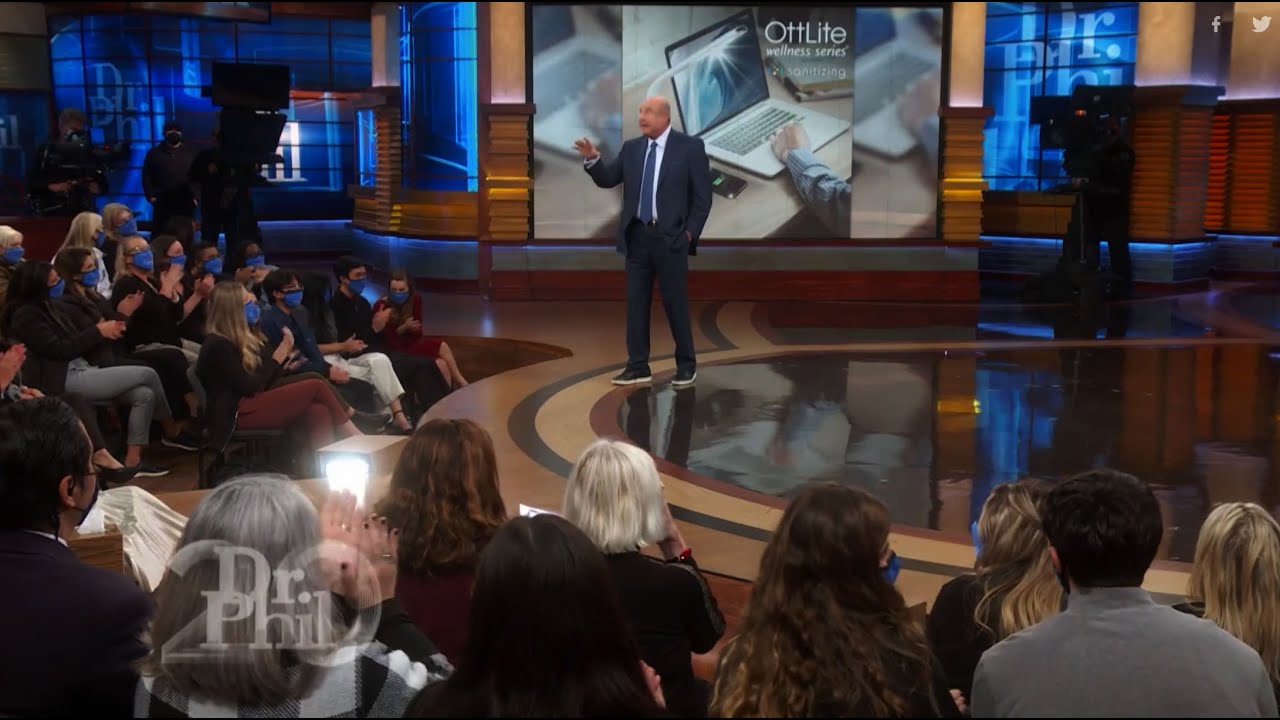 OttLite Thrive Sanitizing Lamp Featured on Dr. Phil Show