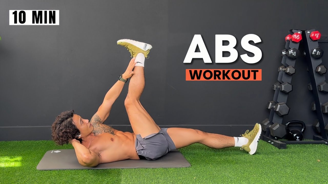 10 Min KILLER TOTAL ABS & CORE Workout | At Home | No Equipment - YouTube