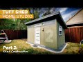 Building a TUFF SHED Home Studio | Part 2: Construction