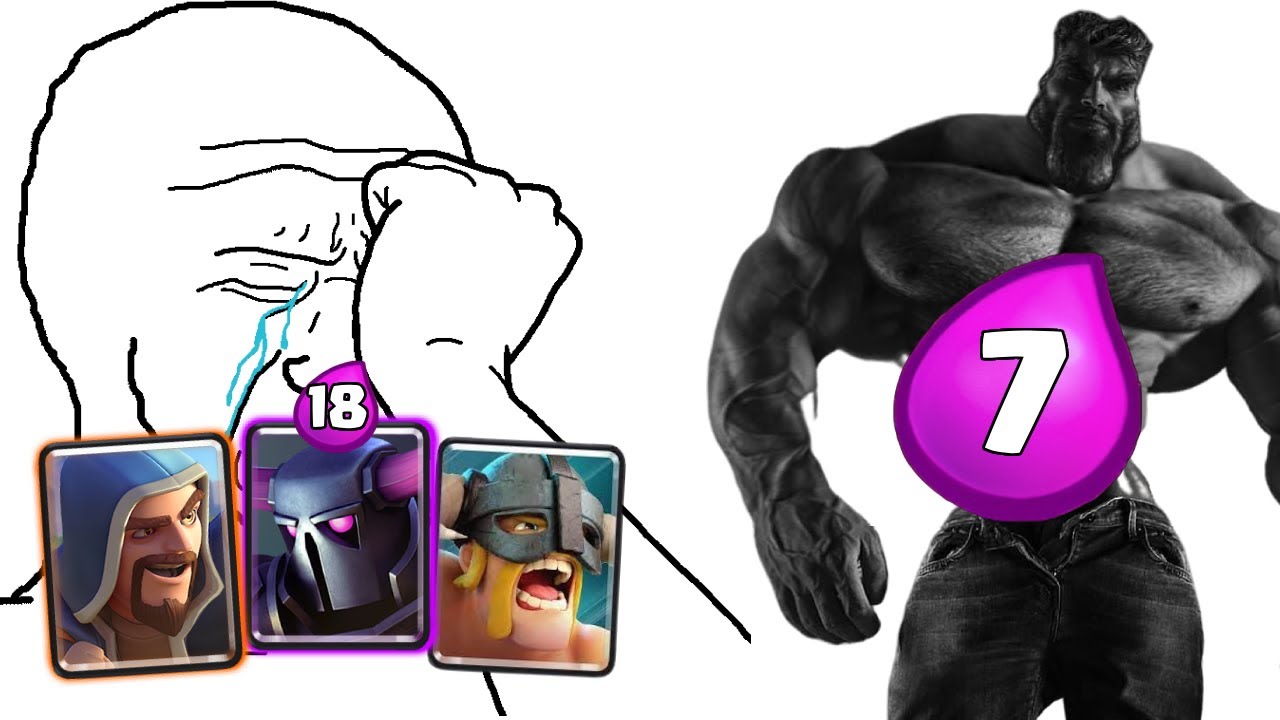 Easily Counter [MK+EBarbs+Wizard] Combo With 7 Elixir YouTube