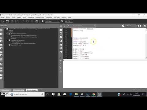 PYthontex, vidéo 1, présentation