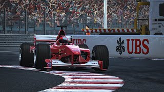 F1 2020: Ferrari F1-2000 Michael Schumacher Hot Lap @ Monaco 1min20s244