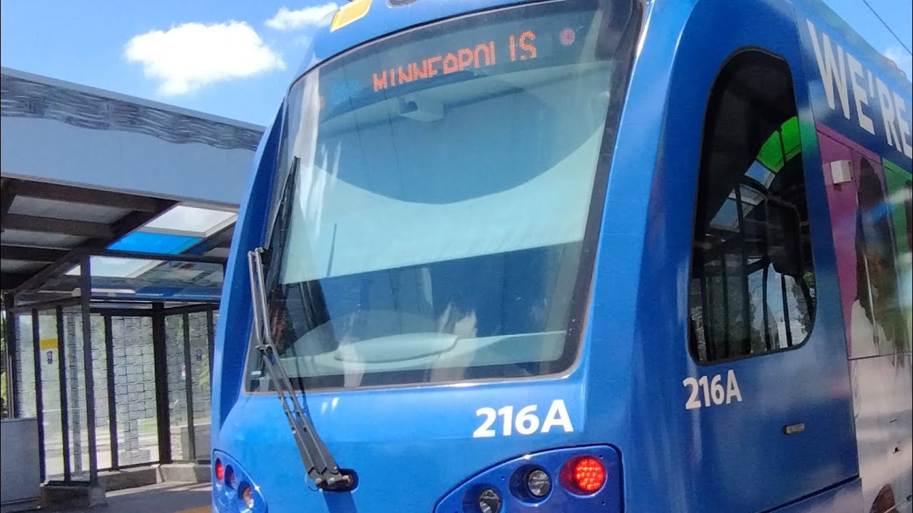 Metro Transit Blue Line Siemens S70 Ride from 46th St Station to Terminal 2 Humphrey Station