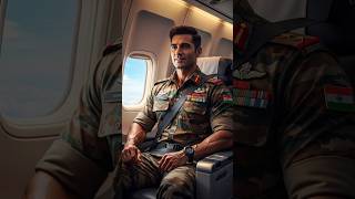Indian Soldier Fights Terrorists Mid-Air and Saves Everyone! #ai #army #sehar#shorts