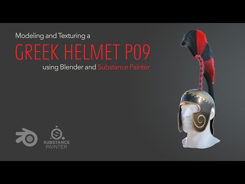 Modeling and Texturing an Ancient Greek Helmet 09 - Rendering