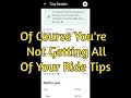 Ubers Shaving Off Your Tips #uber #uberdriver #rideshare
