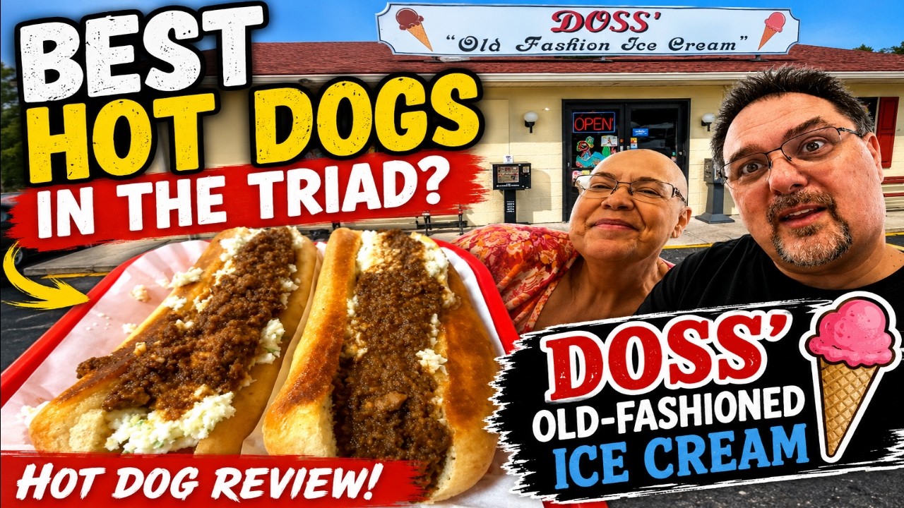Best Hot Dogs In The Triad | Doss' Old Fashioned Ice Cream Review