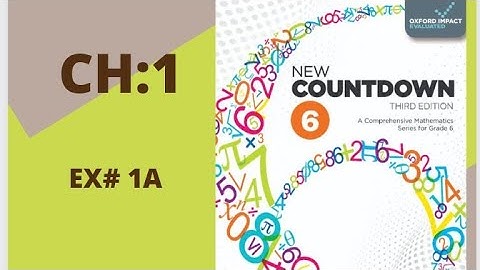 oxford new countdown book 6 third edition ch:1 introduction to set Ex#1A