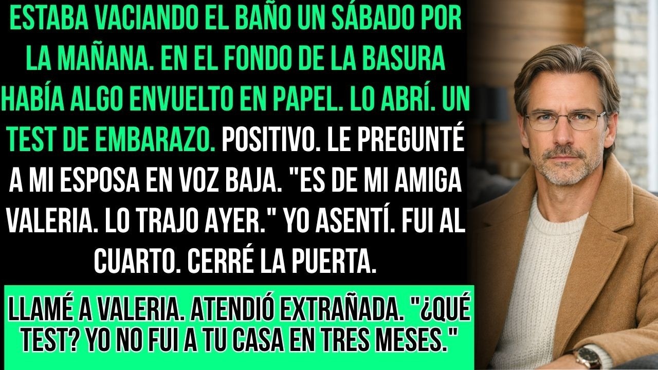 Encontré Un Test De Embarazo En La Basura  Mi Esposa Dijo  'Es De Mi Amiga ' Pero Yo