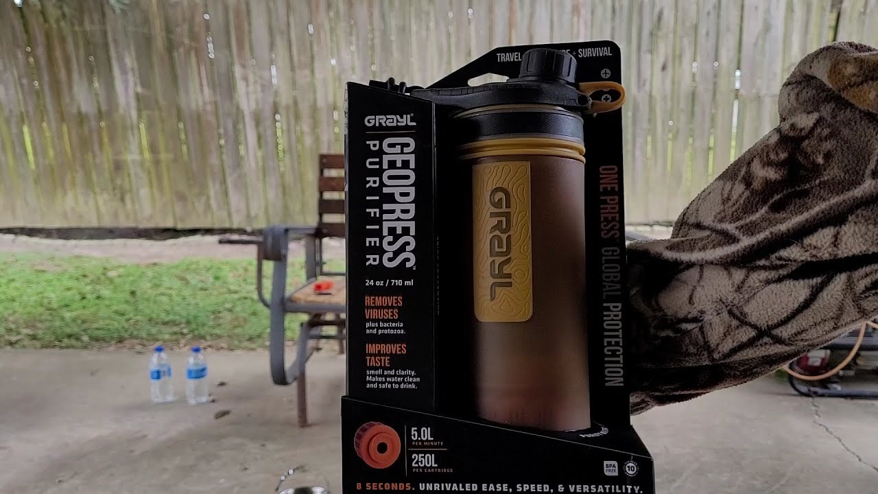 Grayl water filter/purifier bottle ( review ) YouTube
