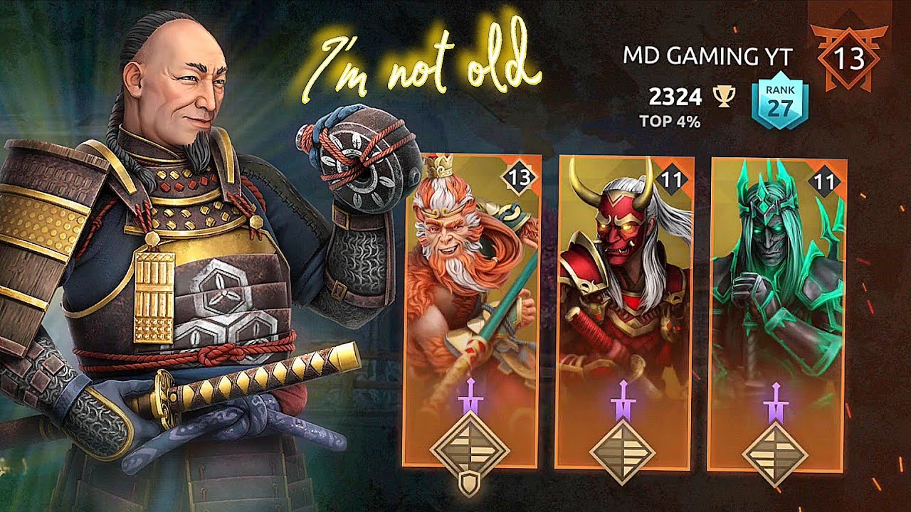 Shadow fight 4 | I'm not Old ( ling ) 😂😂