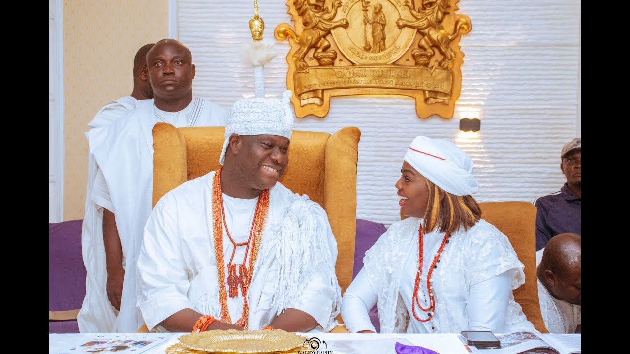 Olori Ashley Son's naming ceremony. Congratulations to Ooni of Ife Ojaja 2