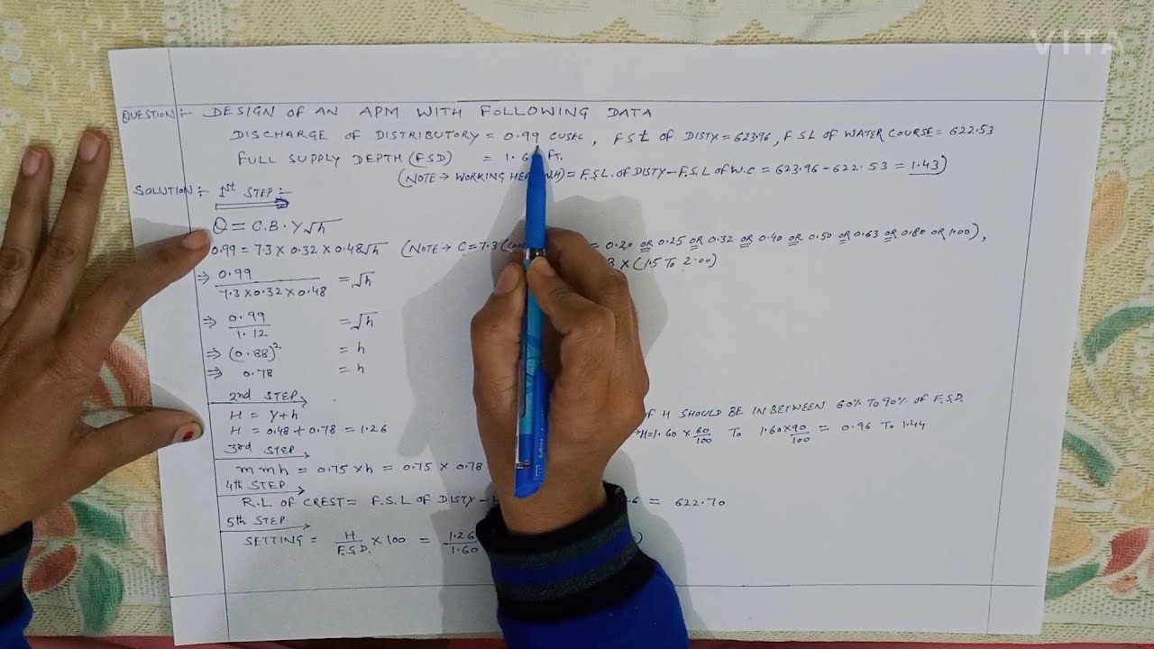 How to Calculate A.P.M. Outlet Design | Detailed Explanation