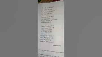 Trăng ơi...... từ đâu đến