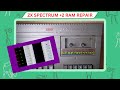 ZX Spectrum 128K +2 Repair - Reset Switch and RAM faults