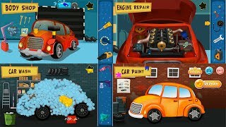 Kids Garage Car Repair and Driving for Kids - Cars Factory School Bus - Best Game App for Kids screenshot 4