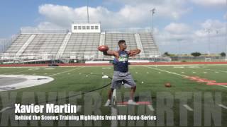 Yale Vannoy Quarterback Academy - Xavier Martin - HBO Training Footage