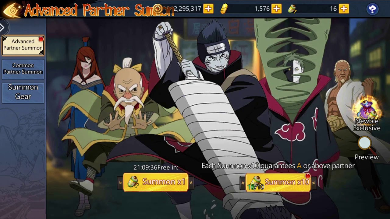 will of shinobi summoning