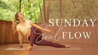Sunday Soul Flow | 25 Min Yoga Class To Reconnect With Yourself screenshot 3