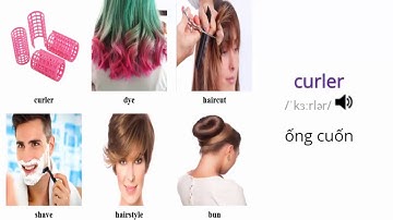 ✅Từ vựng tiếng anh về chủ đề tiệm làm tóc