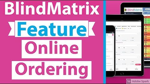 BlindMatrix Feature - Online Ordering V2