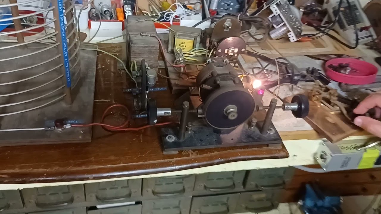spark gap transmitter in action by n0fmo