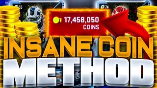 INSANE ZERO CHILL COIN MAKING METHOD MADDEN 20!! | MAKE TONS OF COINS WITH THIS METHOD MADDEN 20!